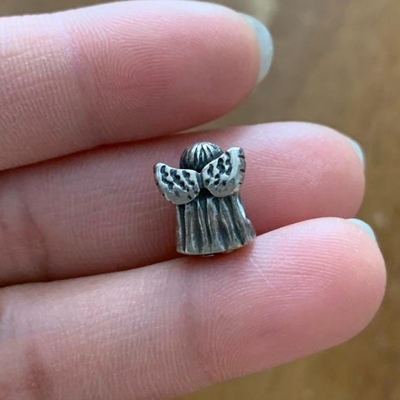 Retired Pandora Angel of Hope Bead Charm Sterling Silver 925 - Picture 3 of 7